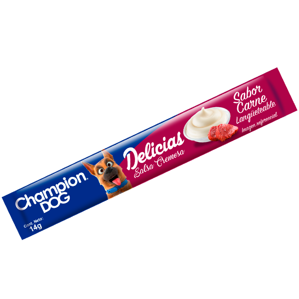 SNACK CHAMPION DOG DELICIAS CARNE 56GR