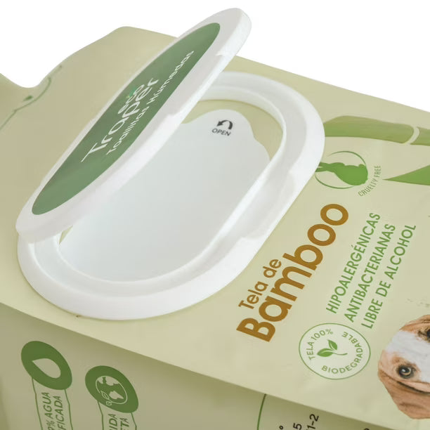 TOALLITA HUMEDAS BAMBOO TRAPER X100UNID.