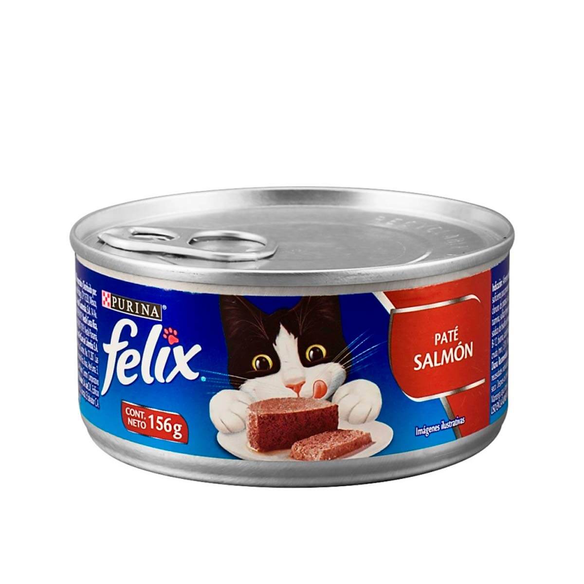 FELIX ALIMENTO HÚMEDO GATO PATE SABOR SALMON 156GR