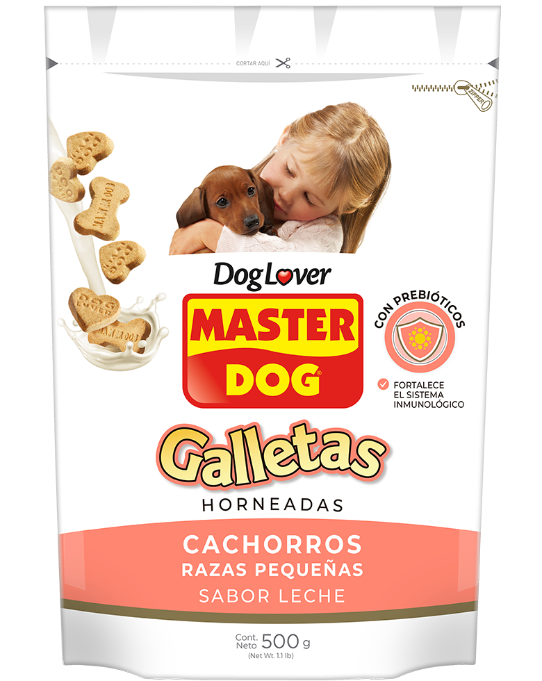 GALLETAS MASTERDOG R.PEQUEÑAS CACHORRO 500GR