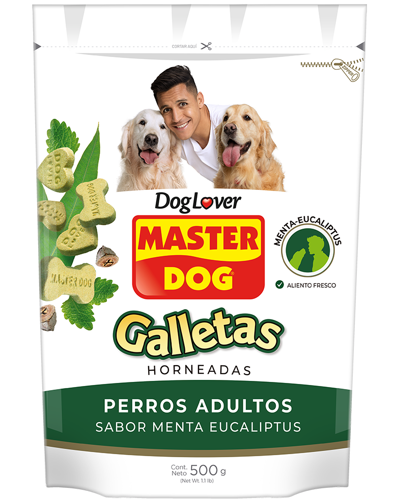 GALLETAS MASTERDOG MENTA ADULTO 500GR