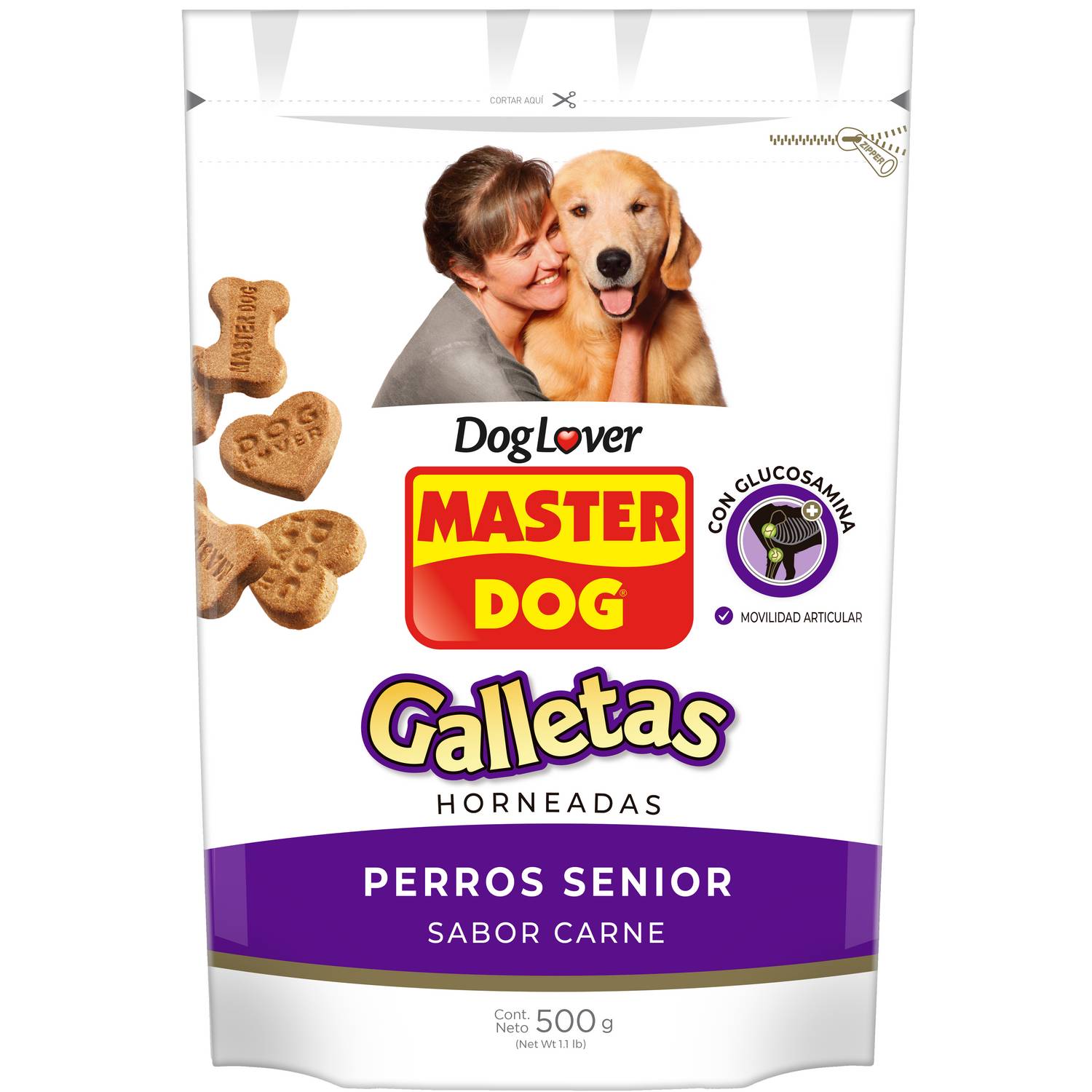 GALLETAS MASTERDOG SENIOR 500GR