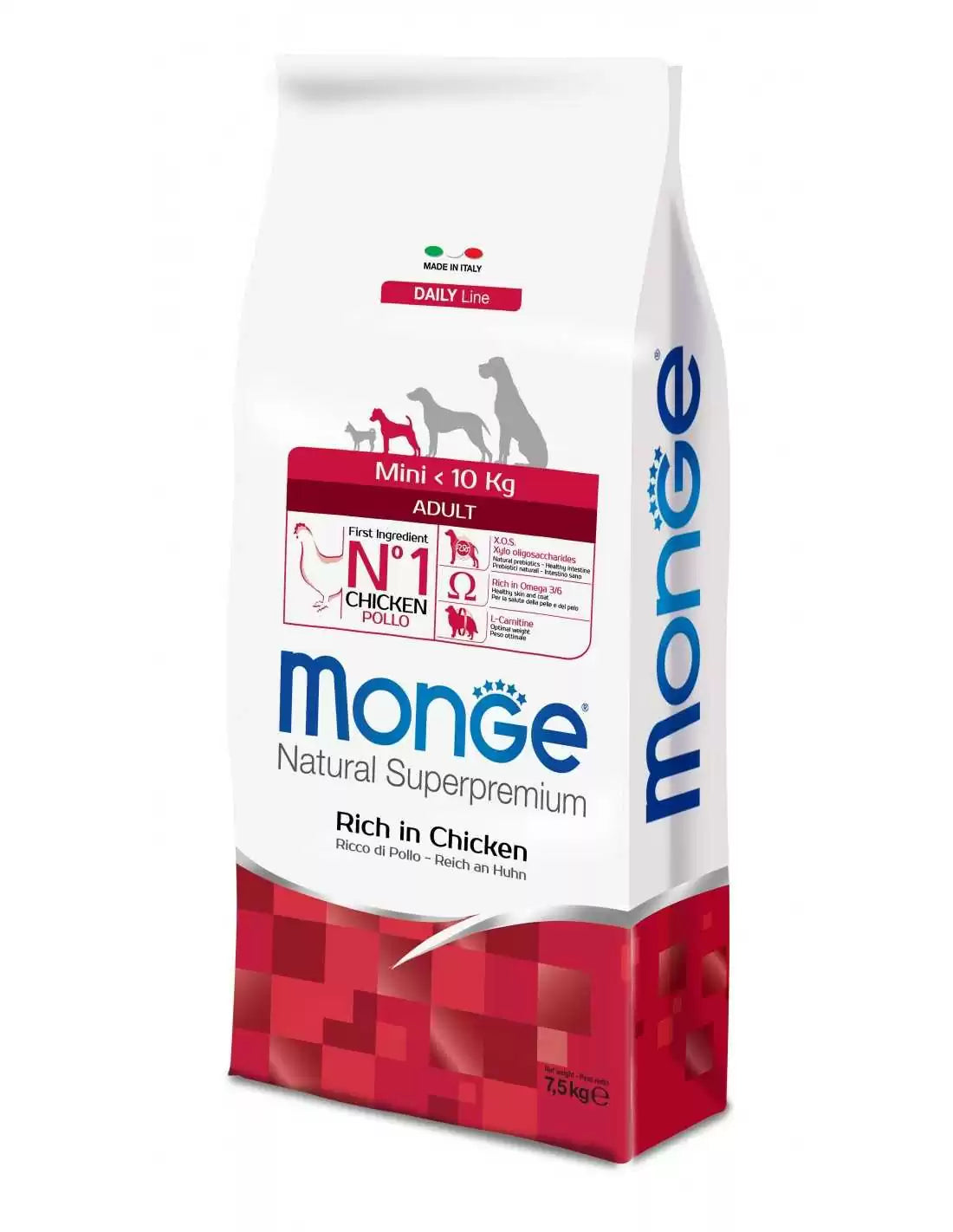 MONGE MINI ADULTO POLLO 7.5KG