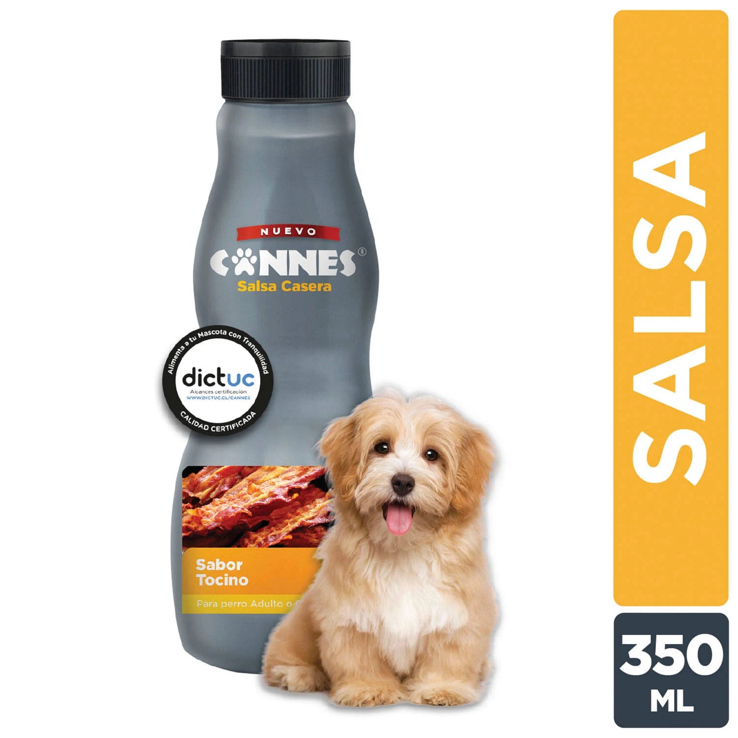 SALSA CANNES SABOR TOCINO 350ML