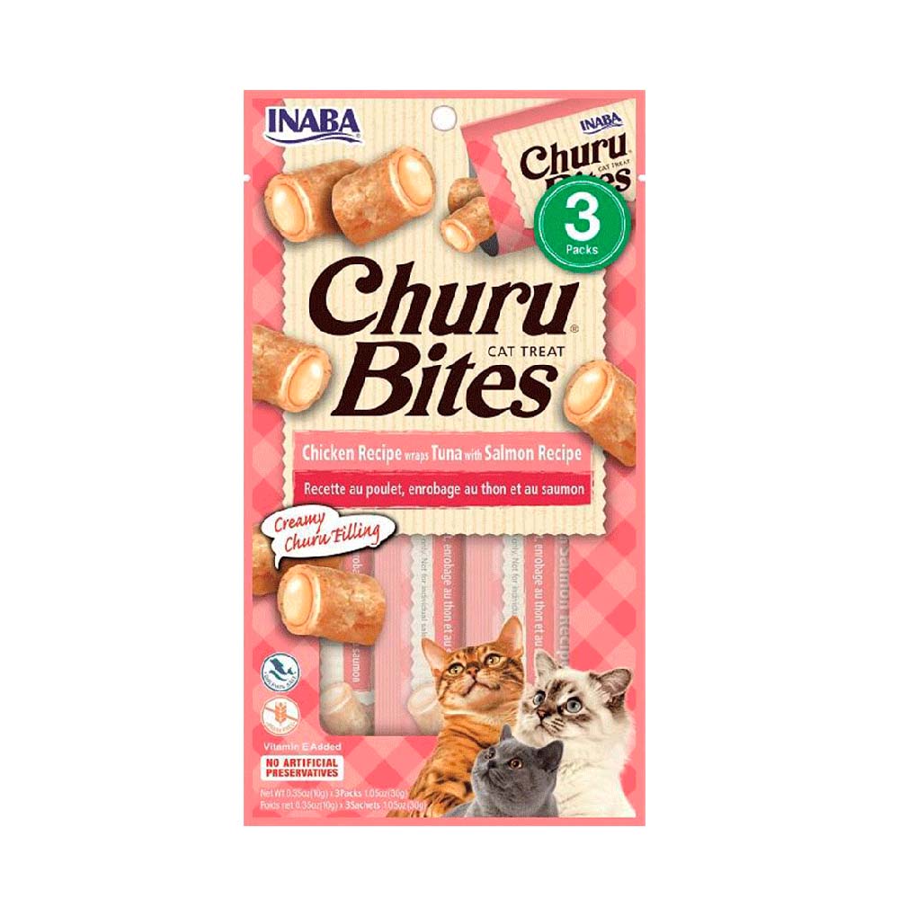 CHURU BITES CHICKEN SALMON 30GR