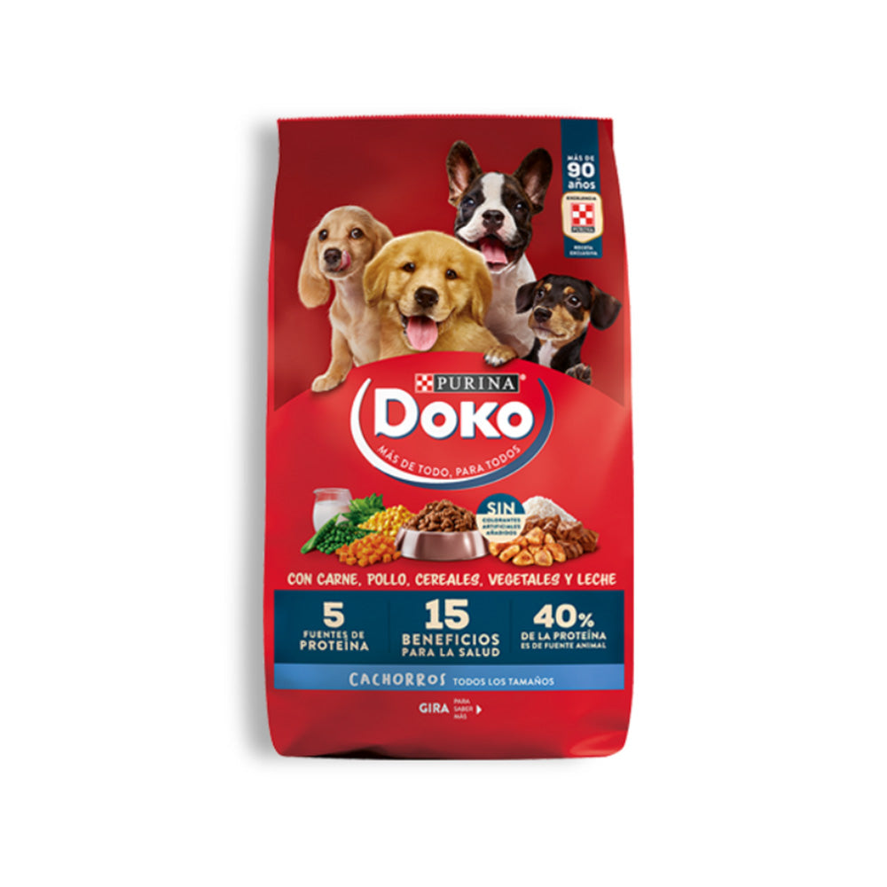 DOKO CACHORRO CARNE Y LECHE 24KG