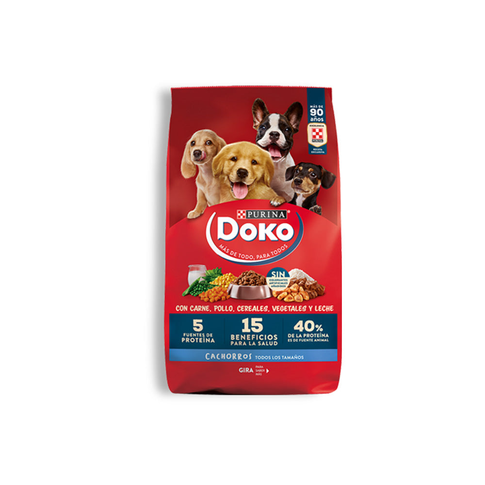 DOKO CACHORRO CARNE Y LECHE 24KG