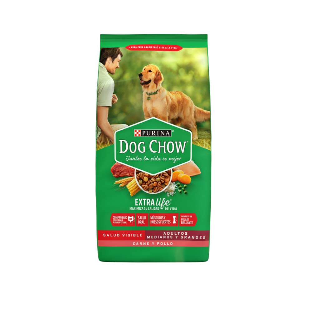DOG CHOW ADULTO CARNE Y POLLO 19.5KG