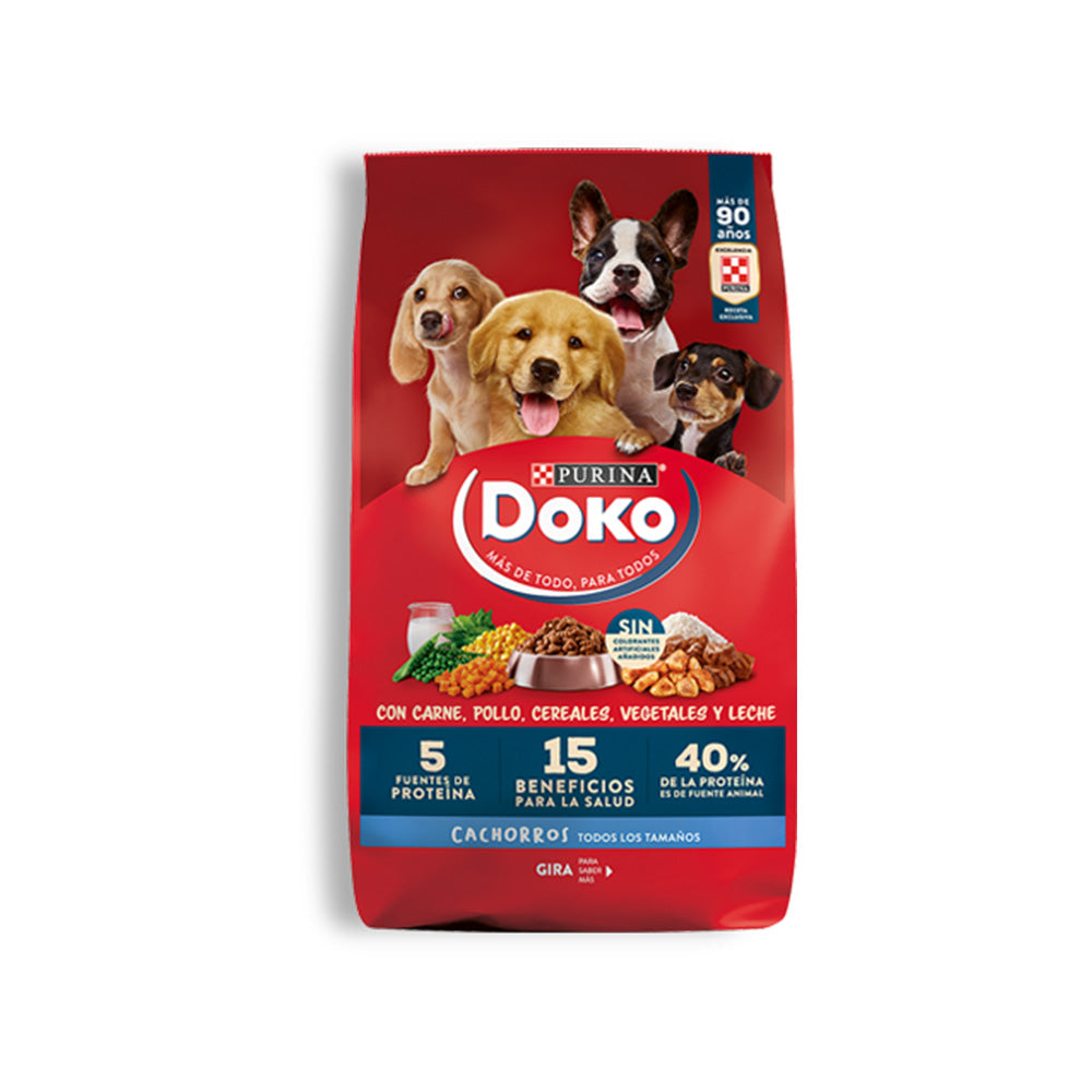 DOKO CACHORRO CARNE Y LECHE 24KG