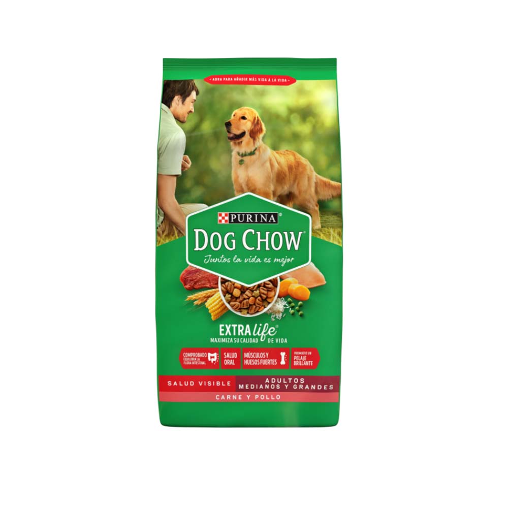 DOG CHOW ADULTO CARNE Y POLLO 19.5KG