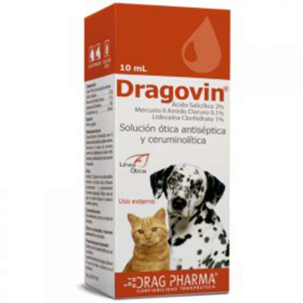 DRAGOVIN ANTISEPTICO Y CERUMINOLITICO 10ML