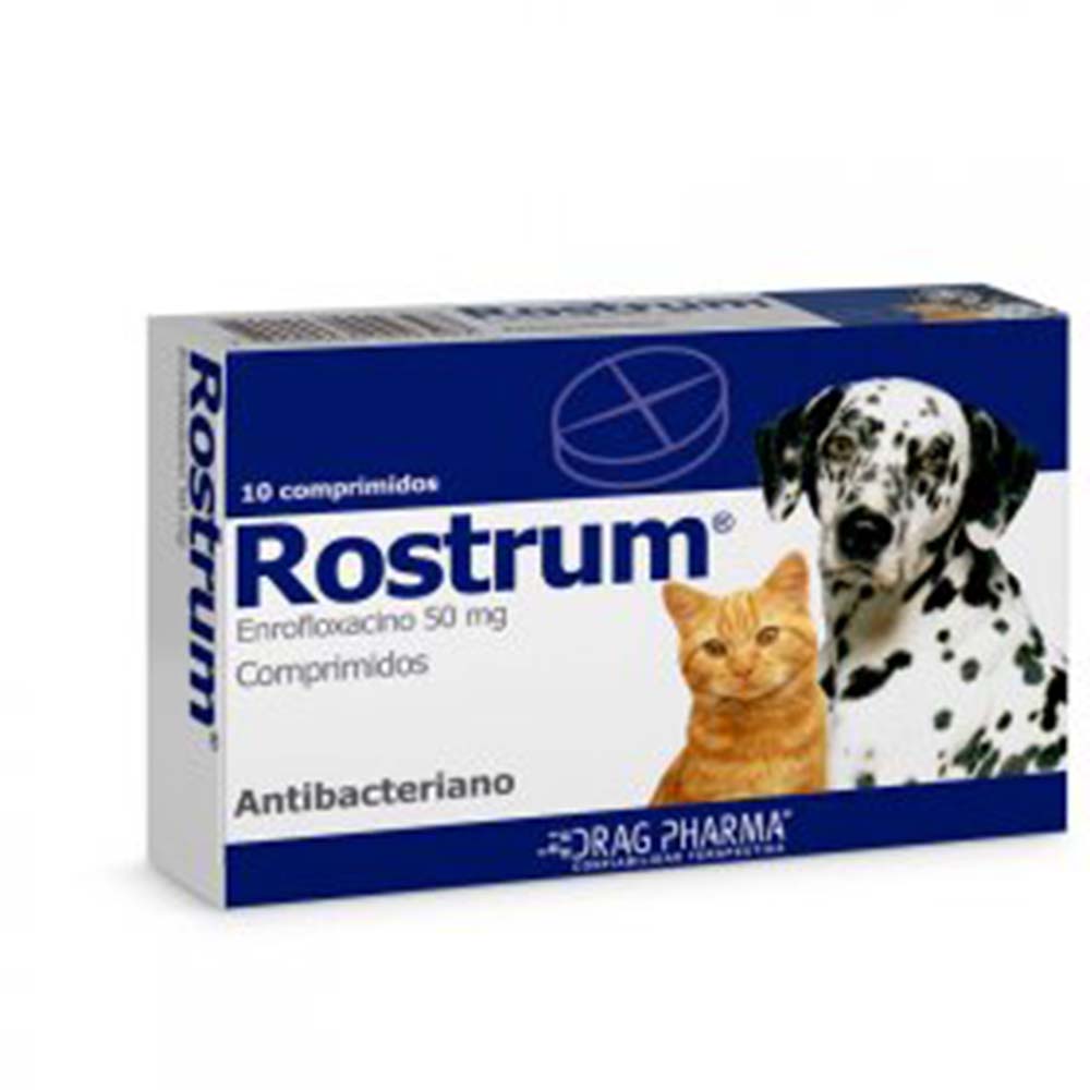ROSTRUM ANTIBACTERIANO 50MG X 10 COMPR.