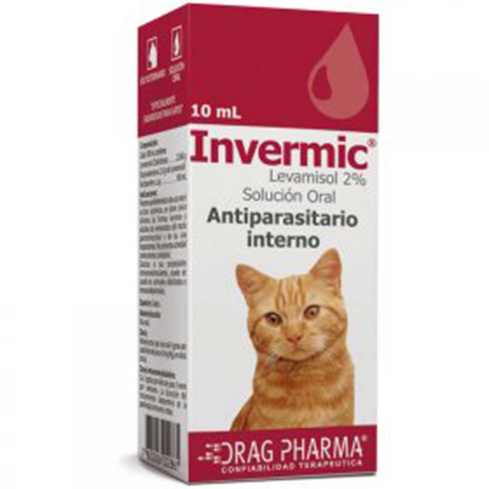ANTIPARASITARIO INVERMIC GATOS 10ML