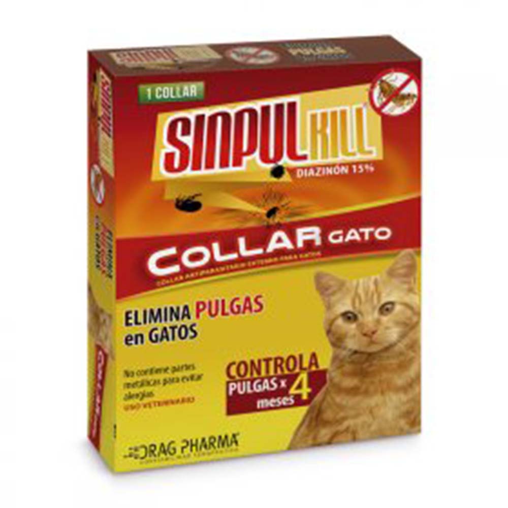 COLLAR ANTIPULGAS SINPULKILL GATO