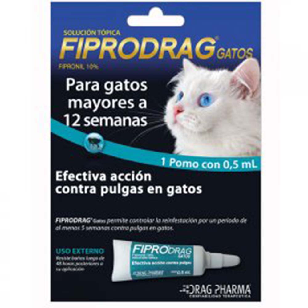FIPRODRAG PIPETA GATOS 0.5ML (11-7000-1)