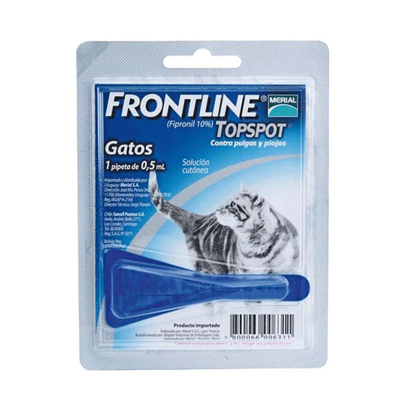FRONTLINE TOP SPOT PIPETA GATO 0.5ML