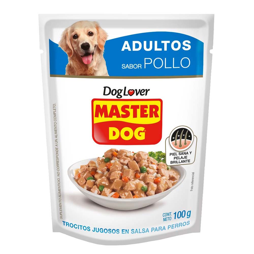 MASTERDOG SOBRE ADULTO POLLO 100GR