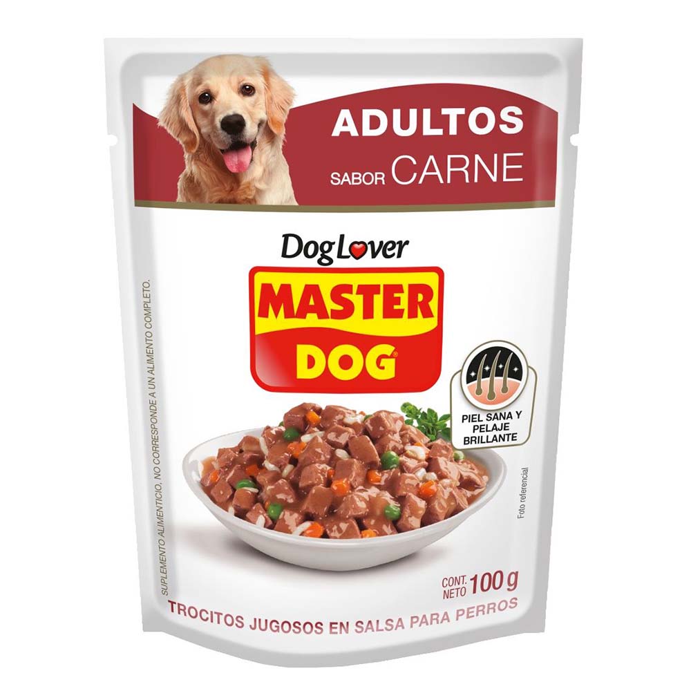 MASTERDOG SOBRE ADULTO CARNE 100GR