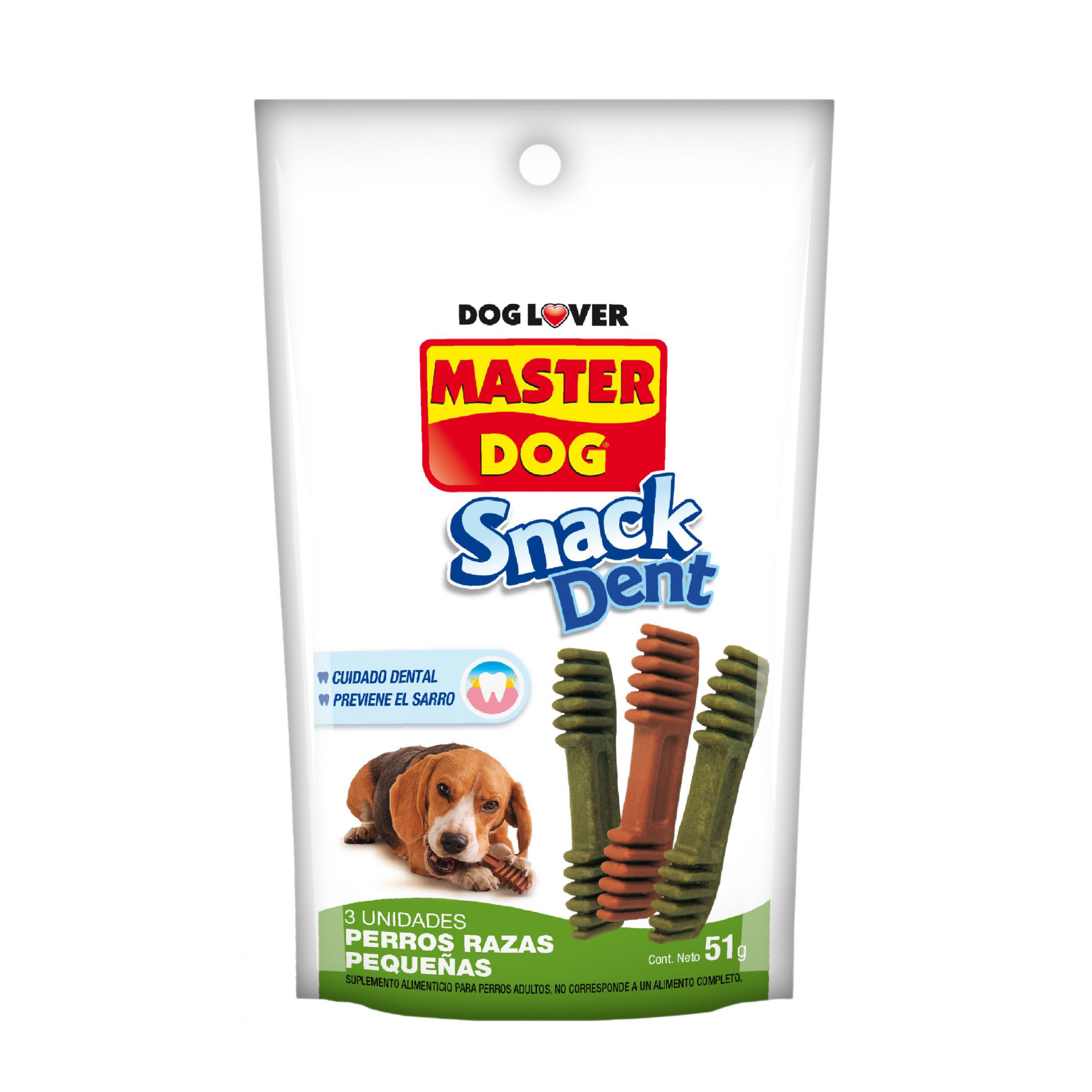 SNACK MASTERDOG DENT X3 51GR