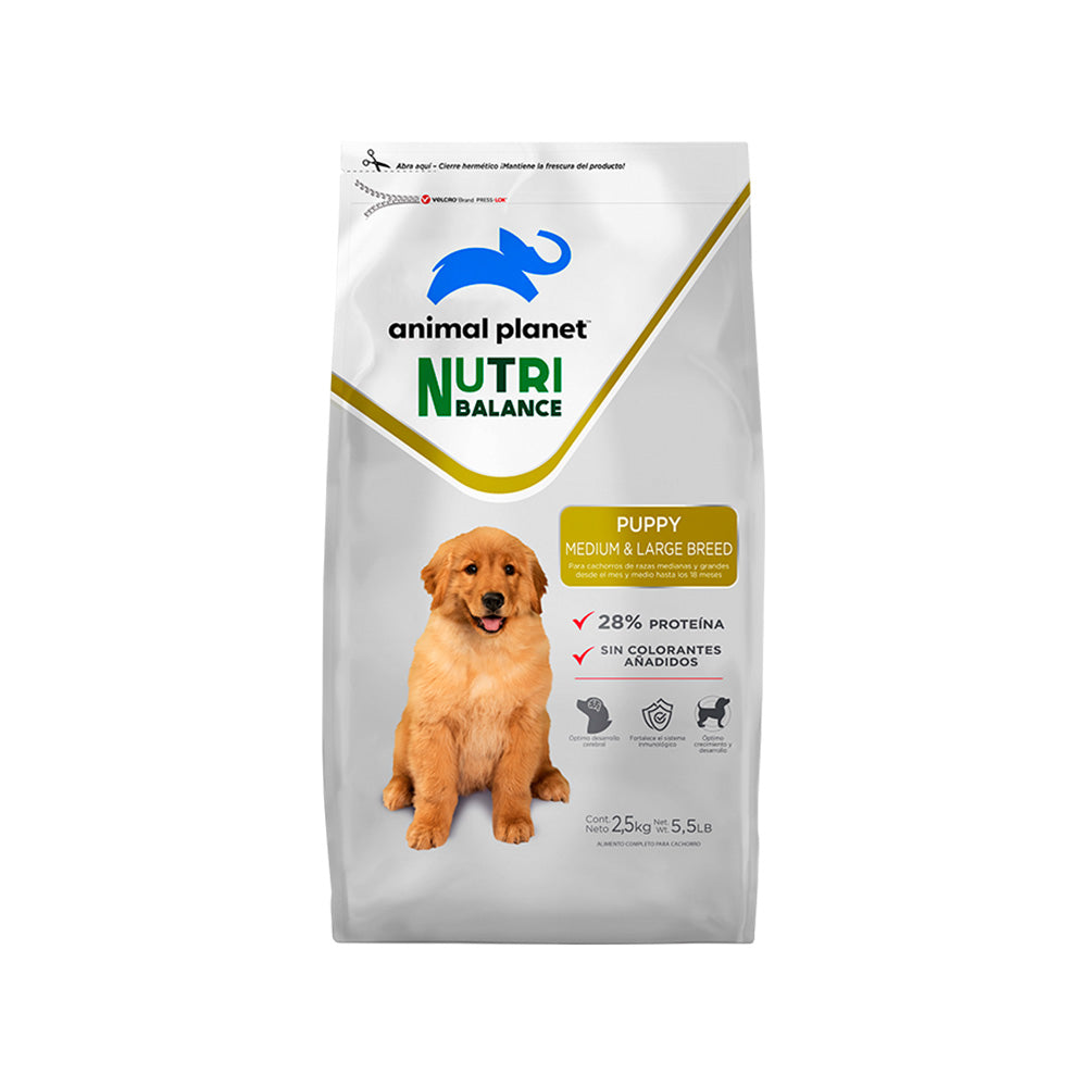 ANIMAL PLANET CACHORRO RAZAS MEDIANAS Y GRANDE 12KG