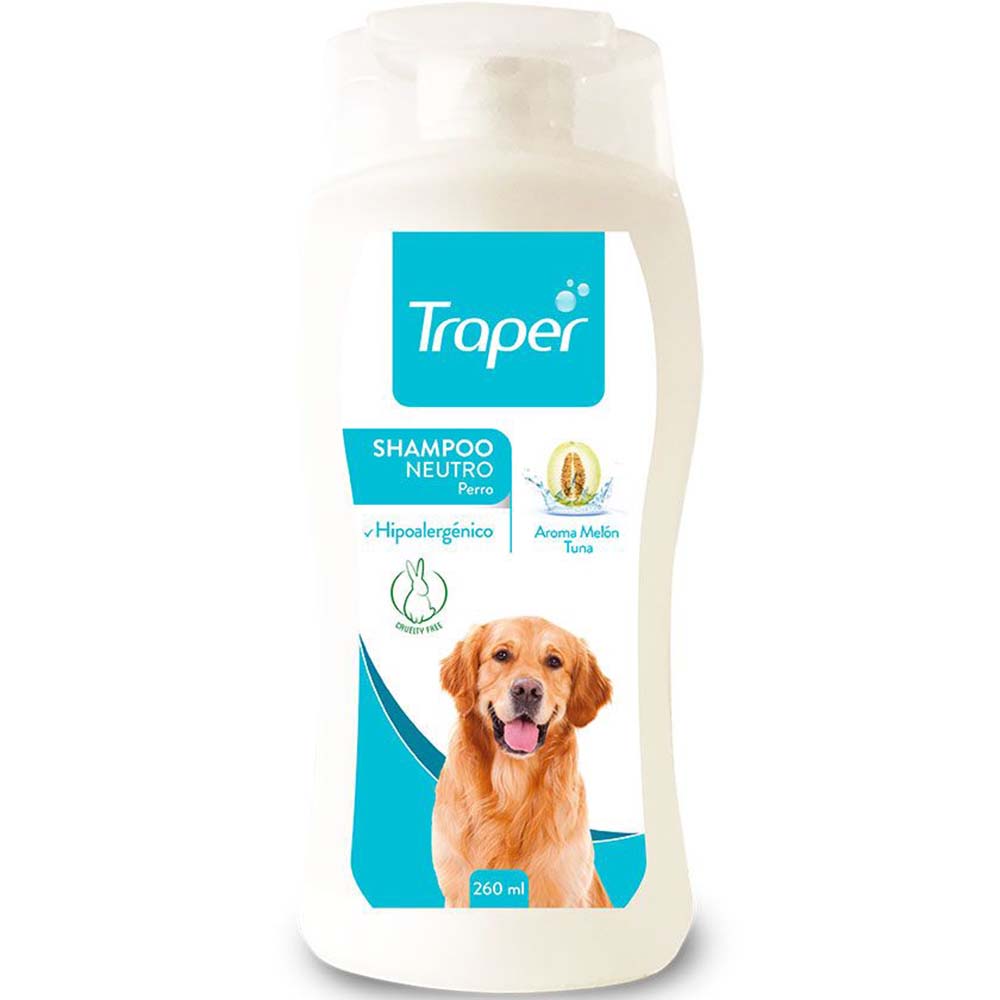 SHAMPOO NEUTRO PERRO ADULTO TRAPER 260ML