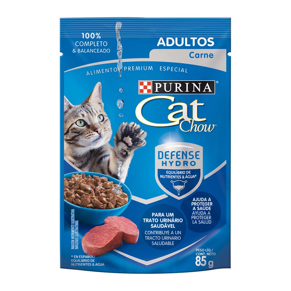 CATCHOW SOBRE ADULTO CARNE 85GR