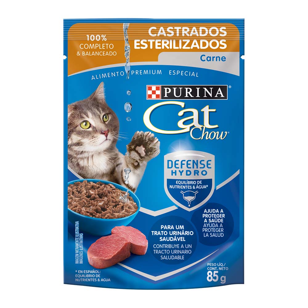 CATCHOW SOBRE ESTERILIZADO CARNE 85GR