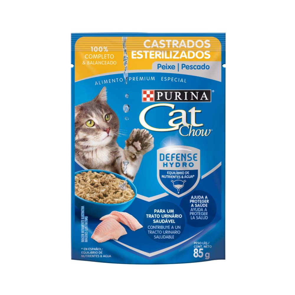 CATCHOW SOBRE ESTERILIZADO PESCADO 85GR