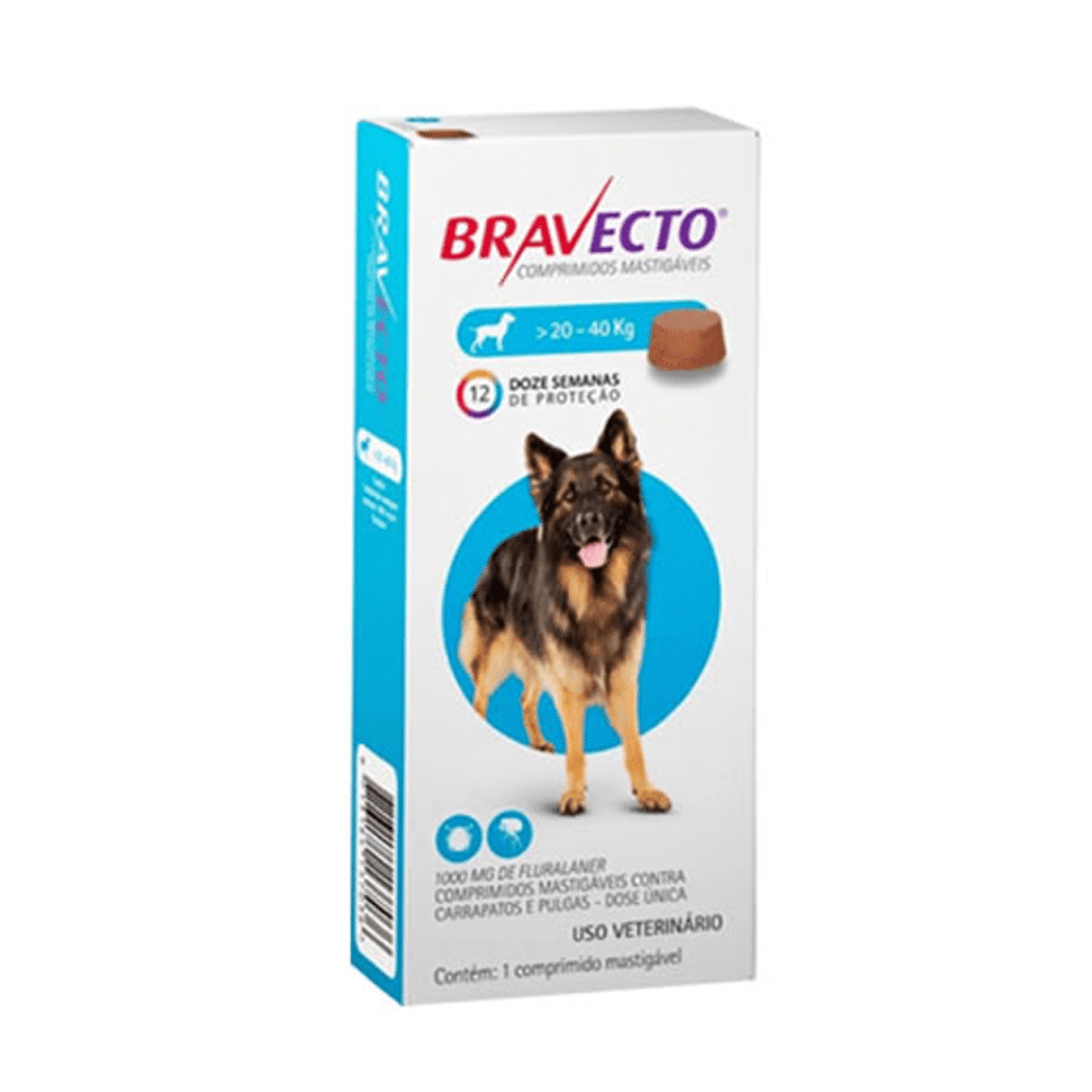 BRAVECTO PERRO 20-40KG X3 MESES