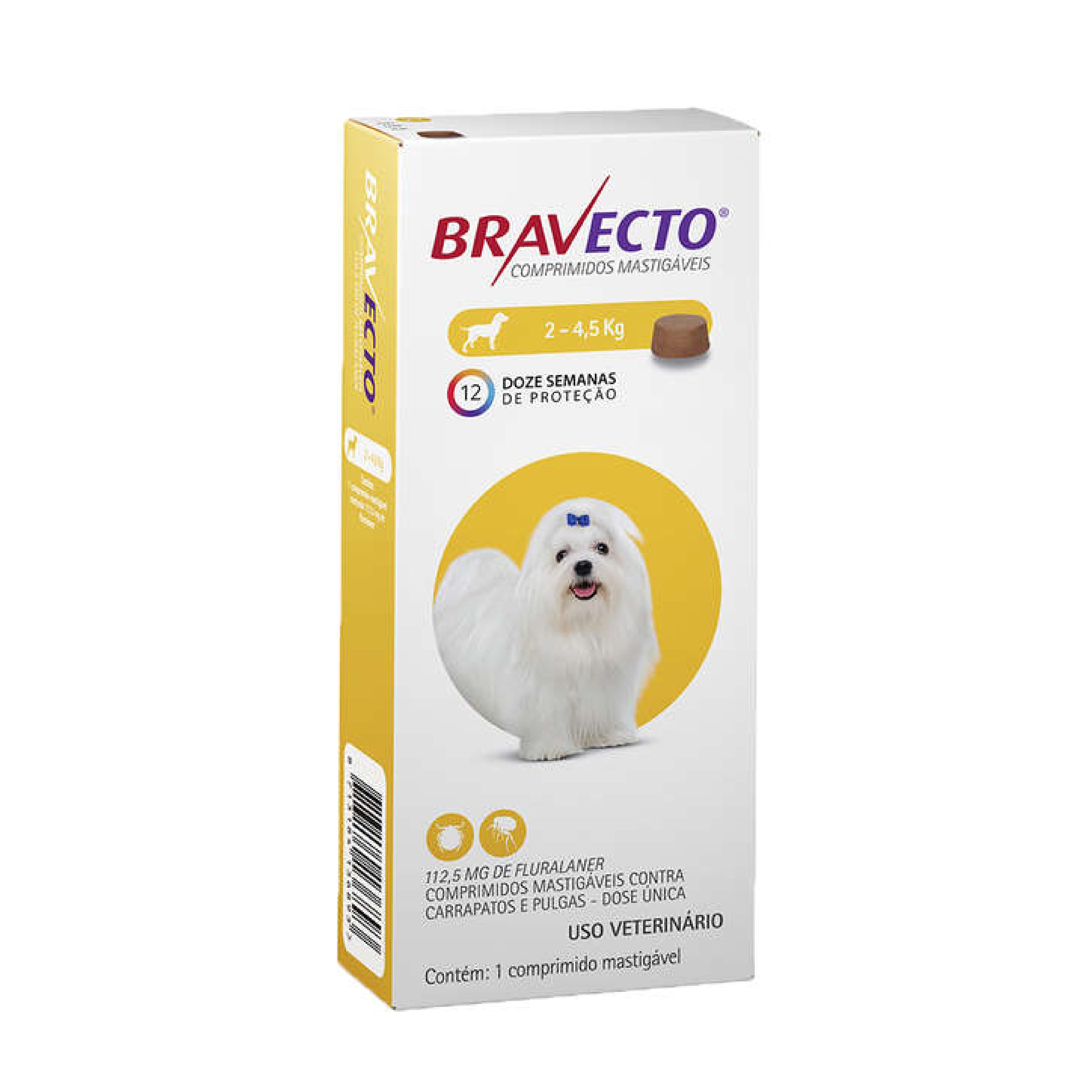 BRAVECTO PERRO 02-4.5KG 3X MESES