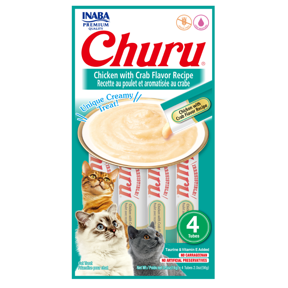 CHURU SOBRE GATO CHICKEN/CRAB 56GR