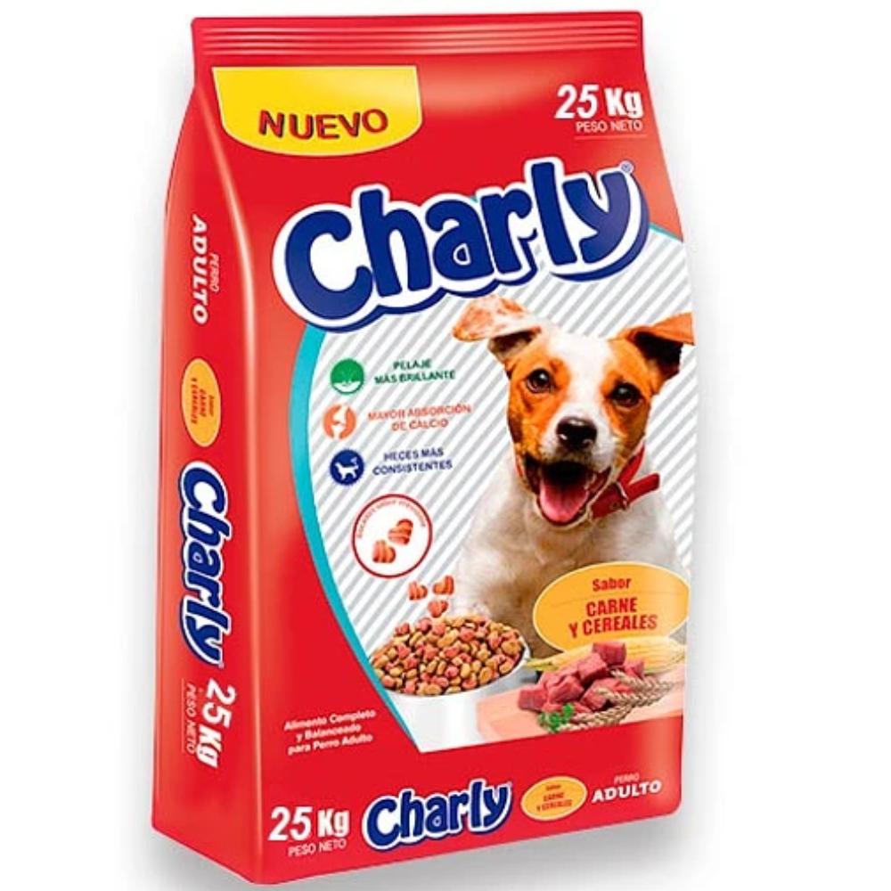 CHARLY ADULTO CARNE CEREAL 25KG