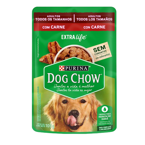 DOG CHOW SOBRE ADULTO CARNE 100GR