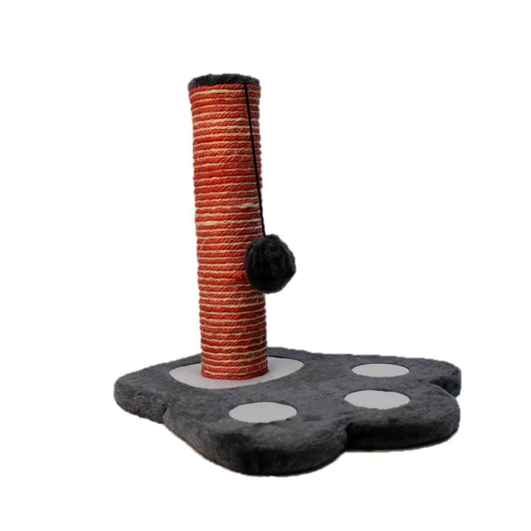 RASCADOR P/GATO BASE PATITA GRIS M5257