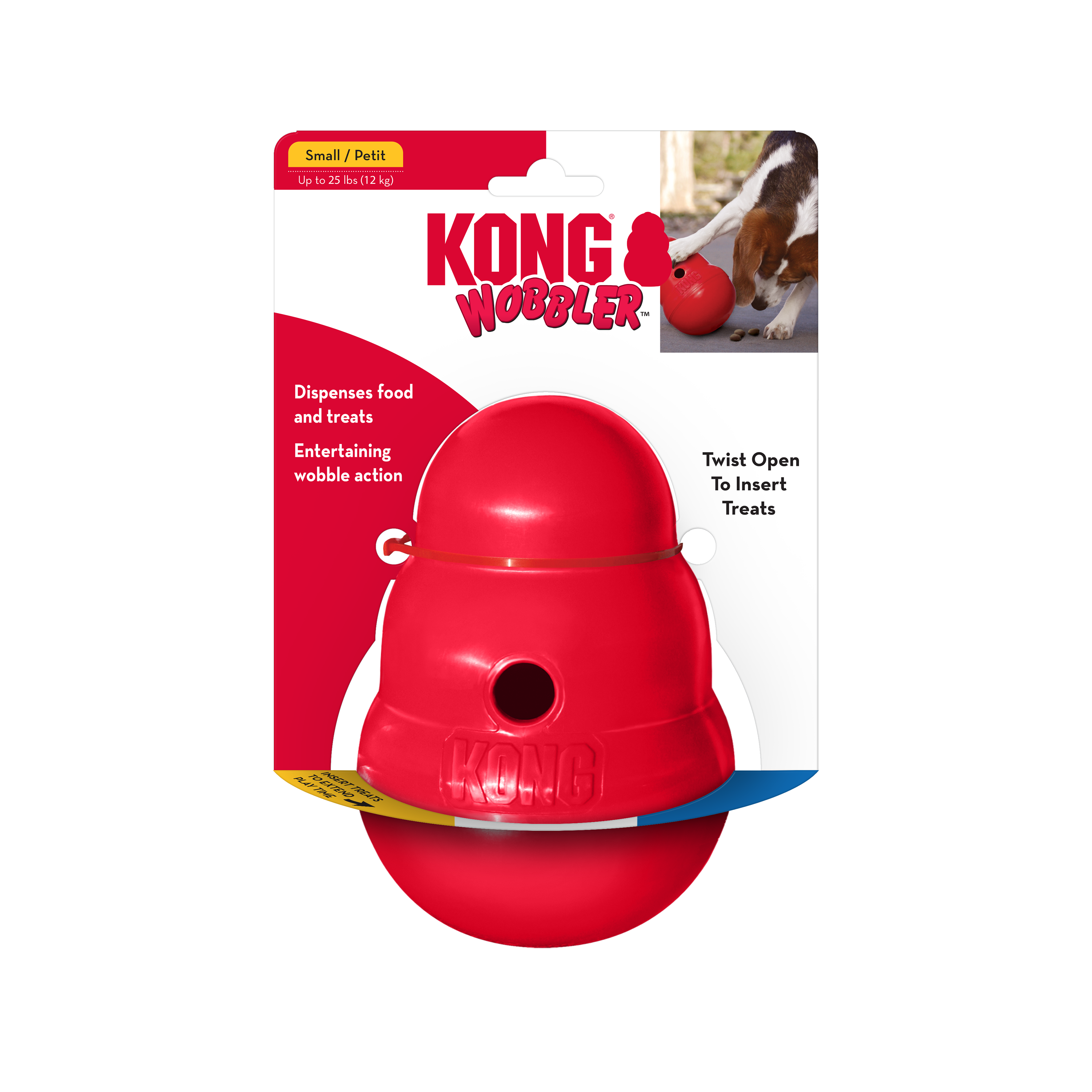 JUGUETE KONG WOBBLER PERRO LARGE 12+KG