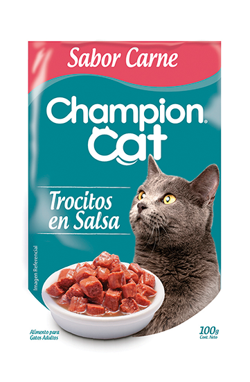 CHAMPION CAT SOBRE CARNE 100GR