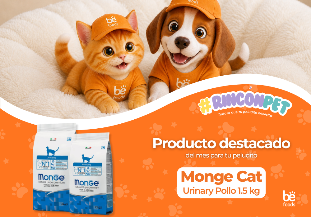 Producto destacado del mes: Monge Cat Urinary Pollo 1.5 kg