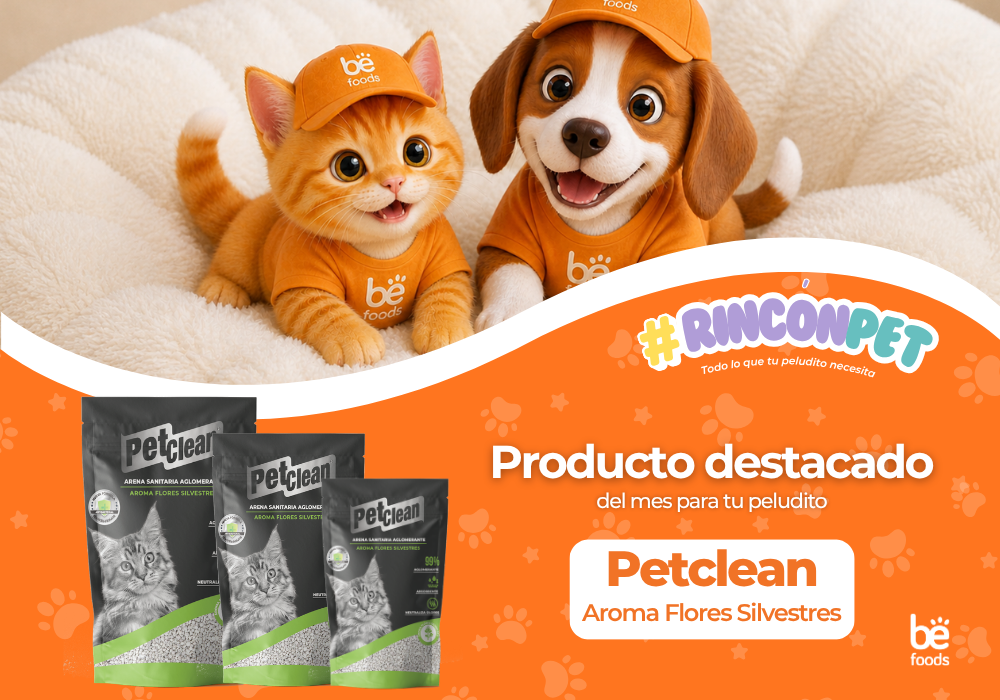 Producto destacado del mes: Arena Petclean Flores Silvestres