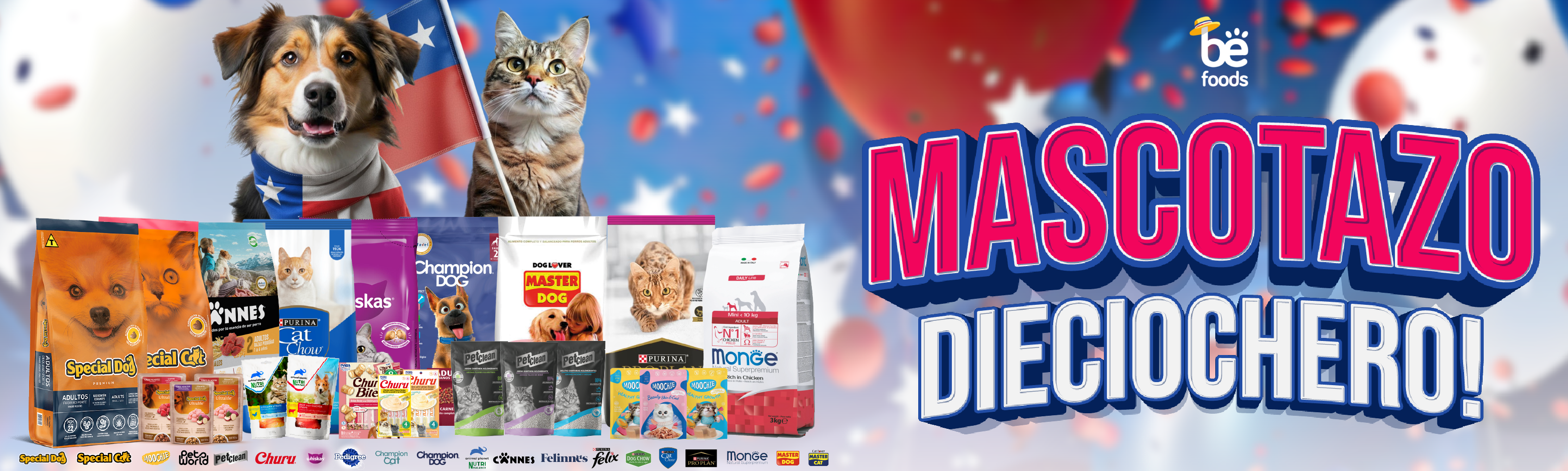 Ofertas Mascotazo Dieciochero Fiestas Patrias 2025 | Befoods