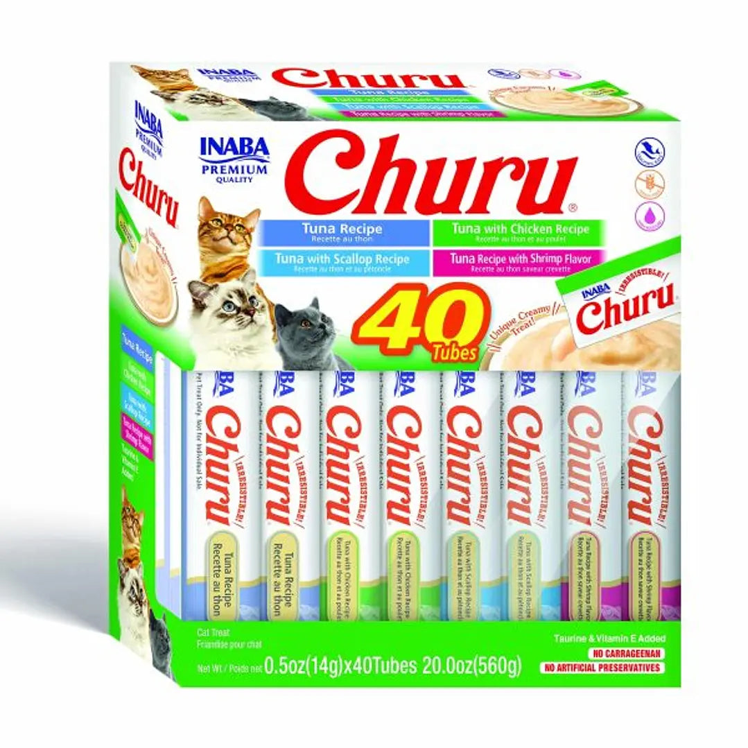 CHURU ATÚN VARIEDADES 40 UNIDADES 560GR