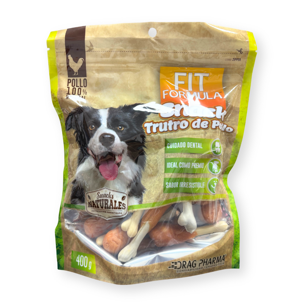 FIT FORMULA SNACK TRUTRO DE POLLO PARA PERROS 400GR