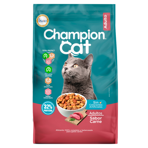CHAMPION CAT CARNE 8KG