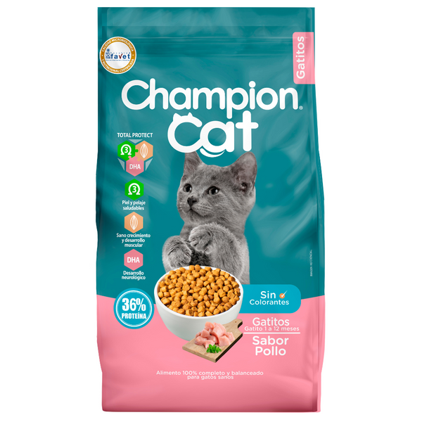 CHAMPION CAT GATITOS 8KG