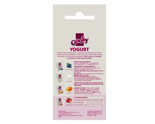 SNACK GOOFY NATURAL YOGURT EN CUBOS 20GR