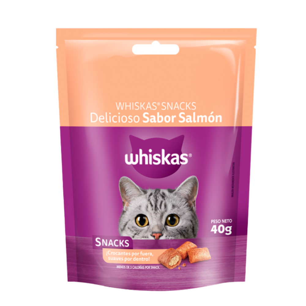 SNACK WHISKAS DELICIOSO SALMON 40GR