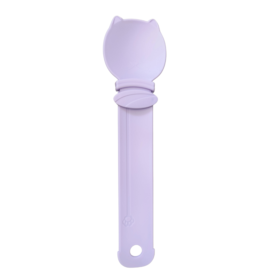 CUCHARA DISPENSADOR ALIMENTO GATO COLORES 25X6.5CM (M10290)