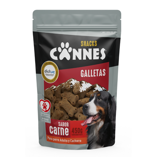 GALLETAS CANNES SABOR CARNE 450GR