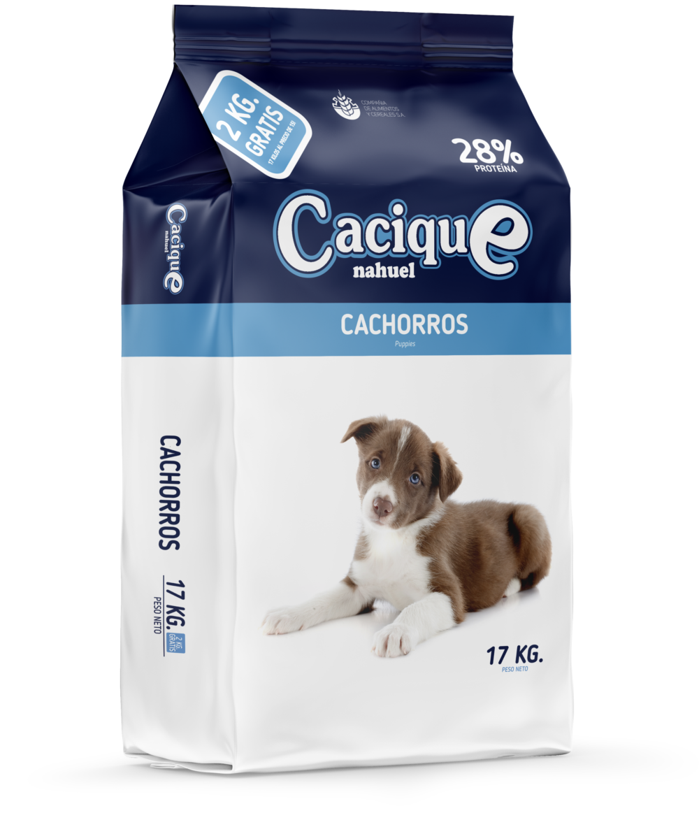 CACIQUE ALIMENTO PARA PERRO CACHORRO 17KG
