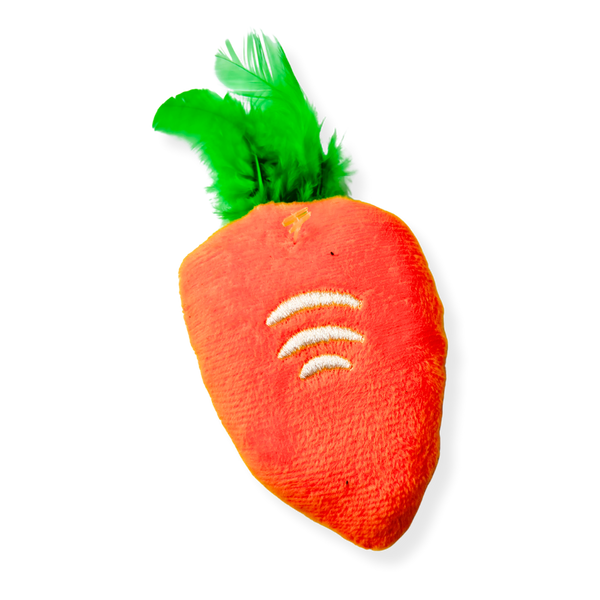 PELUCHE ESTILO ZANAHORIA PARA MASCOTAS MEDIDA 9CM