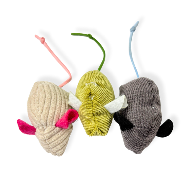 JUGUETE RATONES 3PCS 10X3CM (M11290) PW25